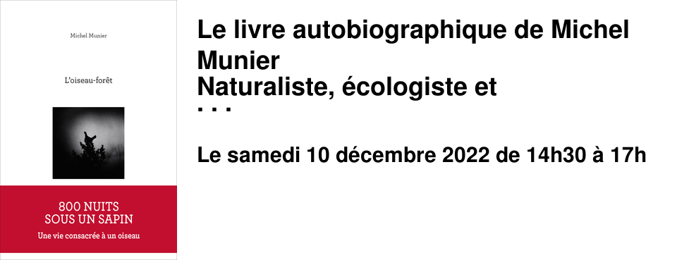 Le livre autobiographique de Michel Munier Naturaliste, �cologiste et photographe, l'auteur s'appuie sur ses carnets de terrain, des ann�es 1970 � aujourd'hui, pour partager son amour de la for�t mais aussi son cri de d�tresse pour un oiseau rare et fascinant en voie d'extinction, le grand t�tras. "L'oiseau-for�t ou 800 nuits sous un sapin" est une ode � la for�t et l'un de ses habitants mythiques... 
