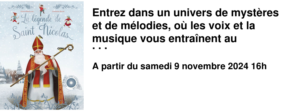 Entrez dans un univers de myst�res et de m�lodies, o� les voix et la musique vous entra�nent au c%u0153ur d'une l�gende fascinante. � travers chants et r�cits, laissez-vous surprendre par une histoire ancienne aux accents magiques, qui r�veillera en vous l'esprit des contes d'autrefois.
