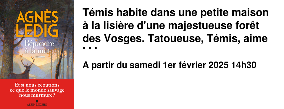 T�mis habite dans une petite maison � la lisi�re d'une majestueuse for�t des Vosges. Tatoueuse, T�mis, aime par-dessus tout arpenter seule les sentiers forestiers, la nuit, pour �couter le br�me du cerf, observer la vie tr�pidante de la nature, et chasser � l'arc dans le respect du vivant. Autour d'elle, des �tres sensibles, engag�s, comme Remy, son fr�re de c%u0153ur, b�cheron hant� par la protection des arbres, Elo�se, jeune activiste climatique tr�s hostile � la chasse, Maxence, audionaturaliste obs�d� par retrouver la trace du lynx myst�rieux, Victoire, gu�risseuse aux mains bienfaisantes, ou encore Jean-No�l, membre de la f�d�ration des chasseurs et gar�on au grand c%u0153ur. Mais aussi des hommes comme Pierre Richemont, puissant propri�taire de la scierie locale et et pr�dateur aussi bien pour les humains que pour les animaux. Quand un meurtre survient dans le petit village, les sentiments s'affrontent et les secrets se d�voilent.