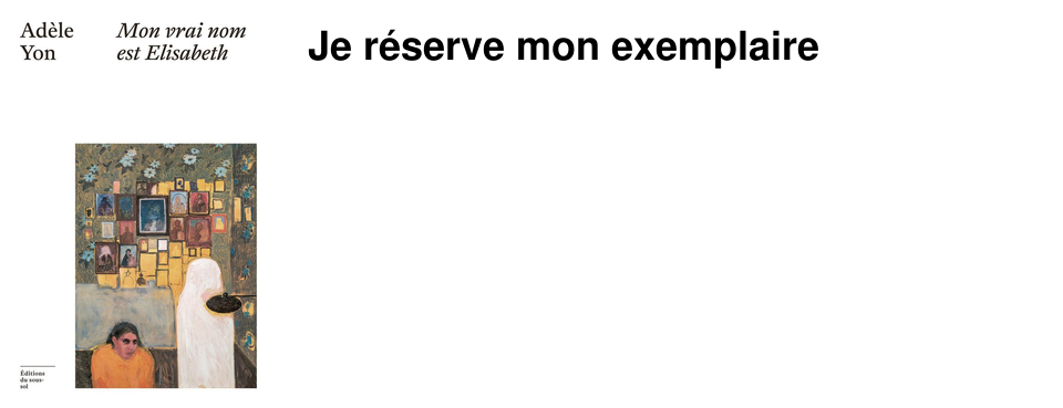 Je r�serve mon exemplaire